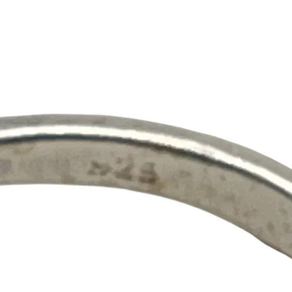 Sterling Silver CZ Cluster Ring Flower Size 7.75 Vintage Y2K 925 Classic 2.9g - Picture 9 of 10